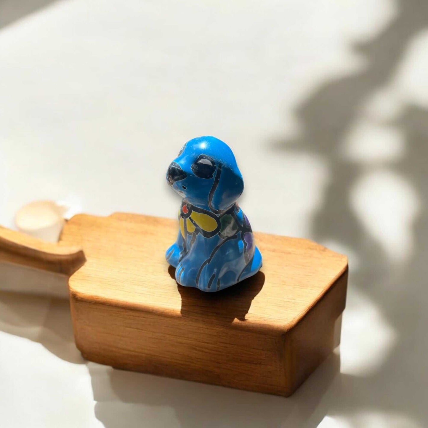 Talavera Dog Figurines | Mexican Ceramic Decor