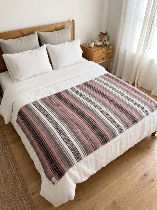 Pink Mexican Falsa Blankets