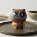 Owl Talavera Figurine - lifestyle product view 2