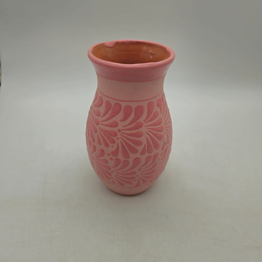 Pink Talavera Vase — TGH-6477; actual product against its original background.