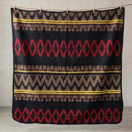 Crimson Ultra-soft Mexican Blanket