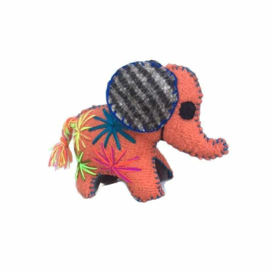Ellie the Elephant: Repurposed Wool Boho Decor - Mexico