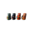 Set of 2 Talavera Cat Statues | Small Handmade Mexican Figurines - hand-painted colorful Talavera cat figurines from Guanajuato, Mexico