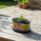 Small Talavera Flower Pot - lifestyle product view 4
