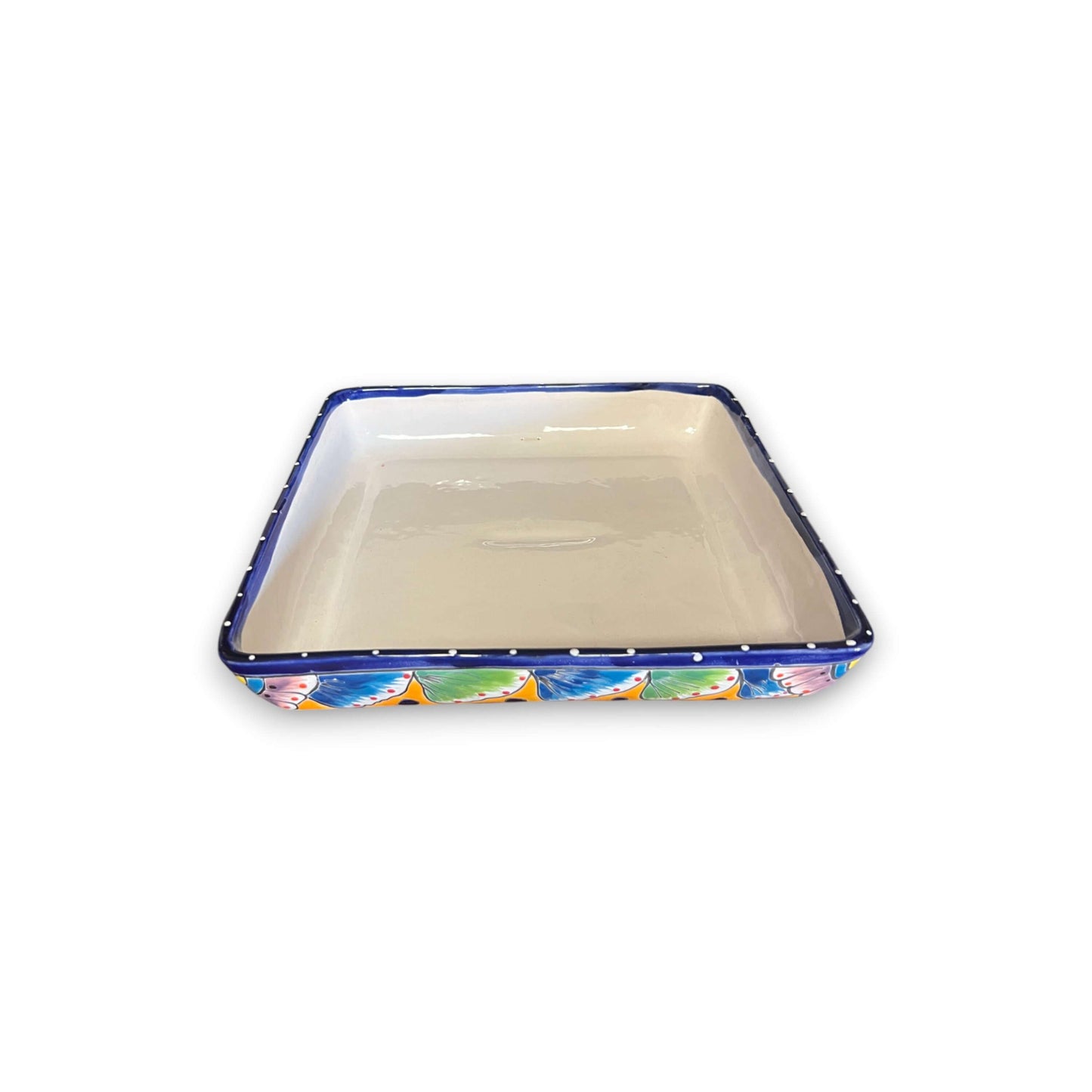 Square Talavera Tray Set | Hand-Painted Mexican Sectional