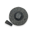 Sunflower Lid Volcanic Molcajete | Mexican Mortar & Pestle hand-carved volcanic stone with sunflower lid and pestle, rustic Mexican kitchenware