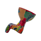Talavera Table planter different emotions - white background product view 1