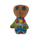 Talavera Table planter different emotions - white background product view 2
