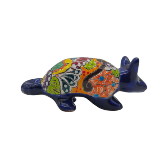 Talavera Armadillo Figurine - white background product view 5