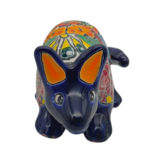 Talavera Armadillo Figurine - white background product view 8