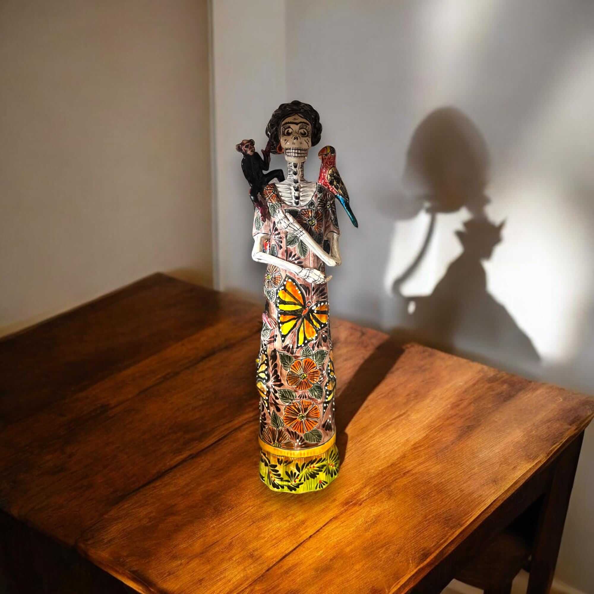 Talavera Catrina Figurine | Day of the Dead Art