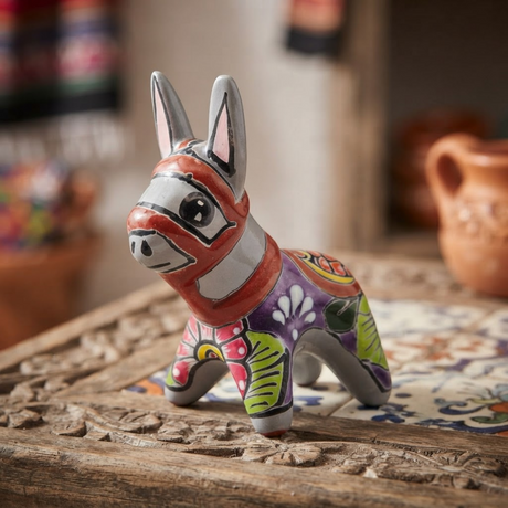 Talavera Donkey Figurine - lifestyle product view 1