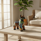 Talavera Donkey Planter - lifestyle product view 1