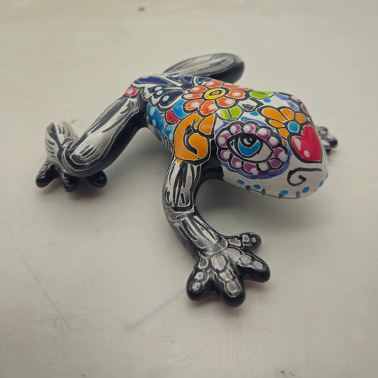 Talavera Frog Figurine — TGH-3284; actual product against its original background.