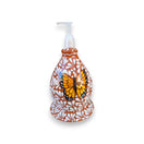 Talavera Butterfly Soap Dispenser | Hand-Painted Ceramic - hand-painted orange butterfly ceramic soap pump by Guanajuato artisans