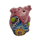Talavera Heart Figurine - white background product view 4