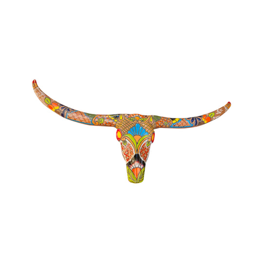 Talavera Longhorn Skull - original product photo 9