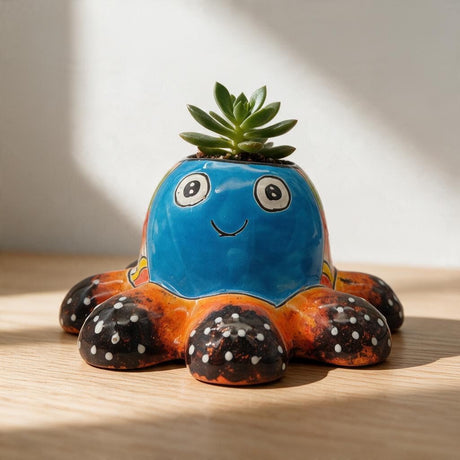 Talavera Octopus Succulent Planter - original product photo 1