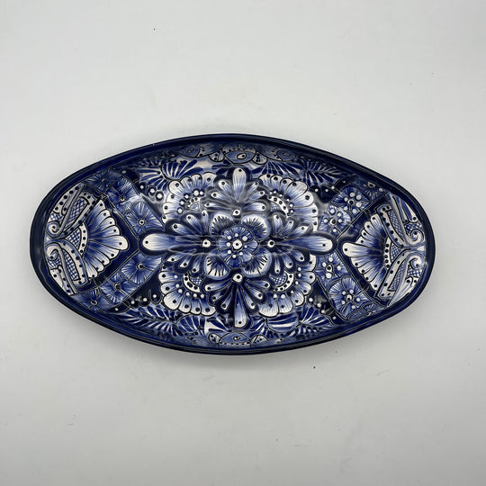 Talavera Oval Serving Platter — TGH-4763; actual product against its original background.
