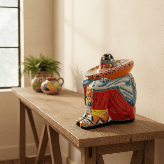 Talavera Panchito Sleeping Man Figurine - lifestyle product view 2