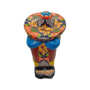 Talavera Panchito Sleeping Man Figurine - white background product view 3