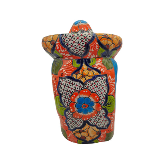 Talavera Panchito Sleeping Man Figurine - white background product view 7