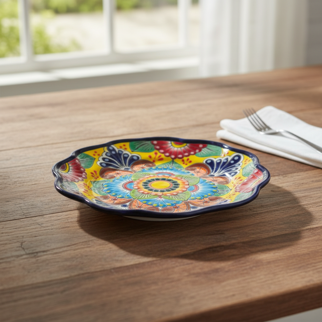 Talavera Plate - lifestyle product view 1