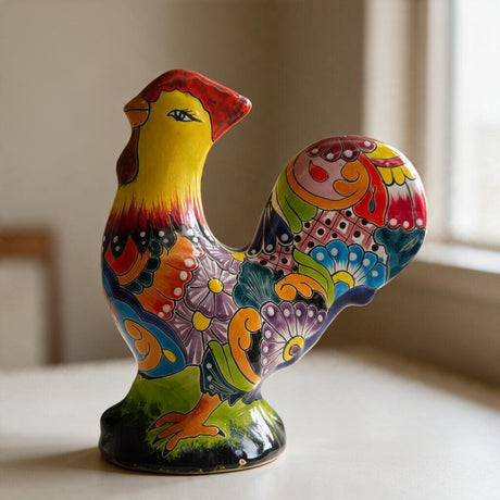 Talavera Rooster Statue - original product photo 1