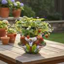 Talavera Strawberry Planter - lifestyle product view 2
