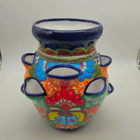 Talavera Strawberry Planter Pot — TGH-1270; actual product against its original background.
