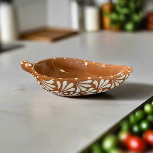 Talavera Chili Salsa Bowl | Mexican Pottery