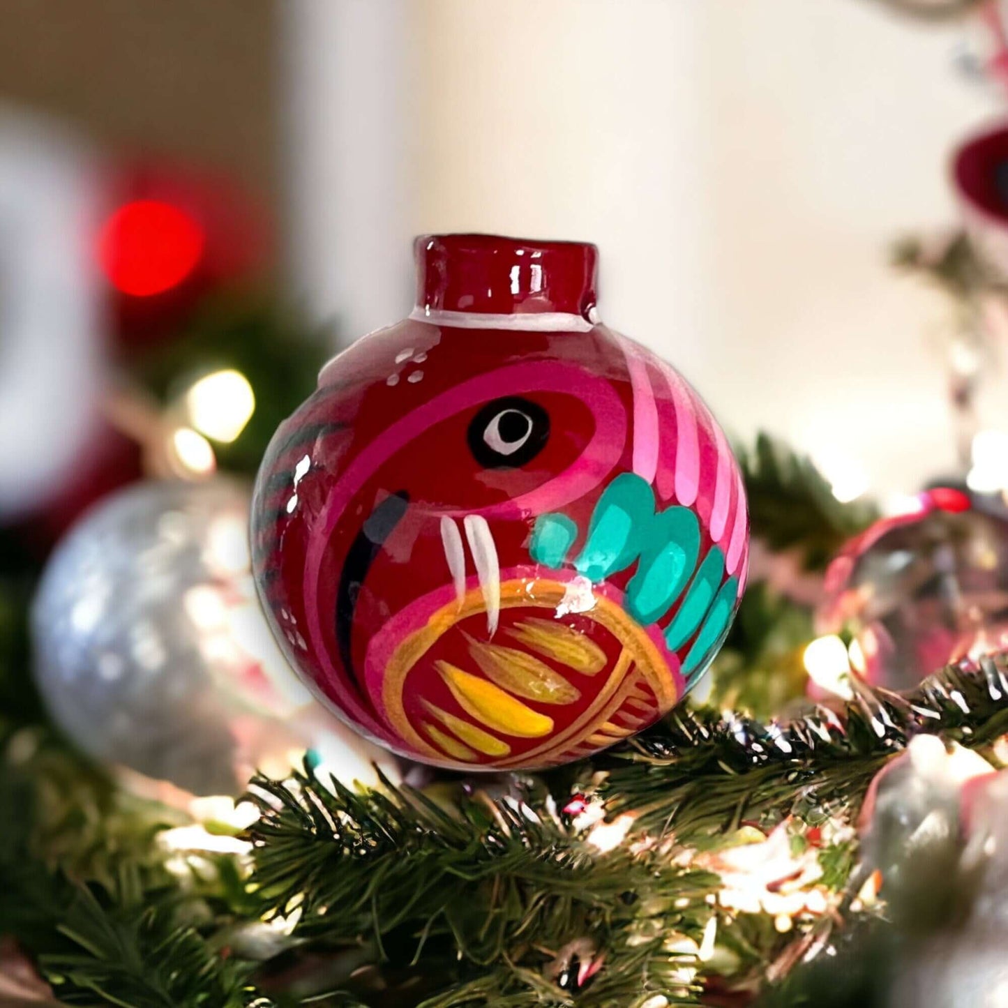 Talavera Christmas Ornaments | Folk Art Charm