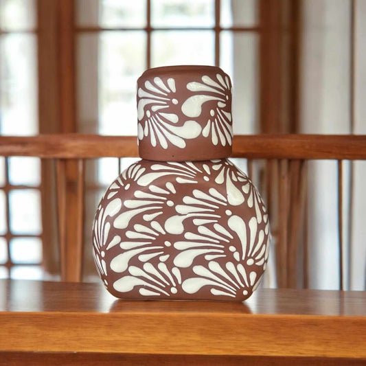 Hand-Painted Talavera Water Carafe | Stylish Decanter
