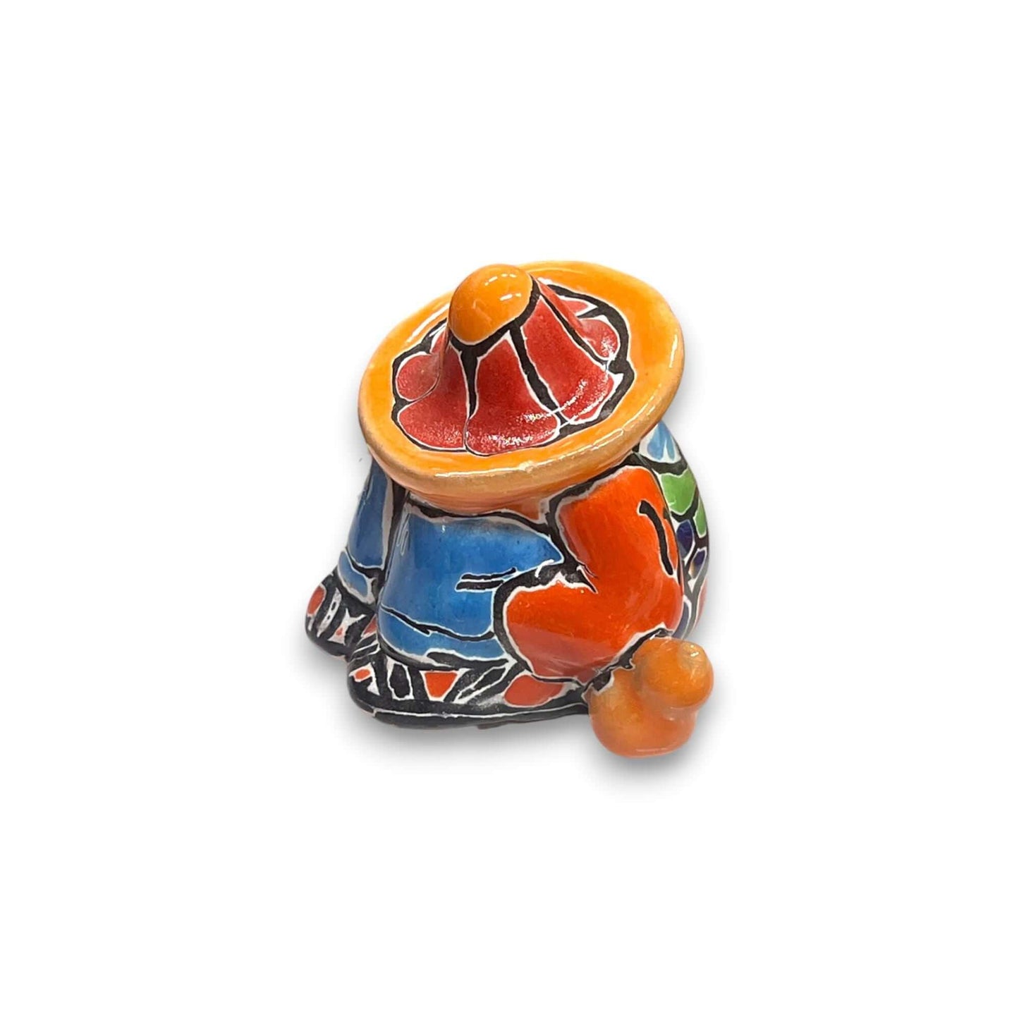 Small Talavera Panchito Figurine | Mexican Art