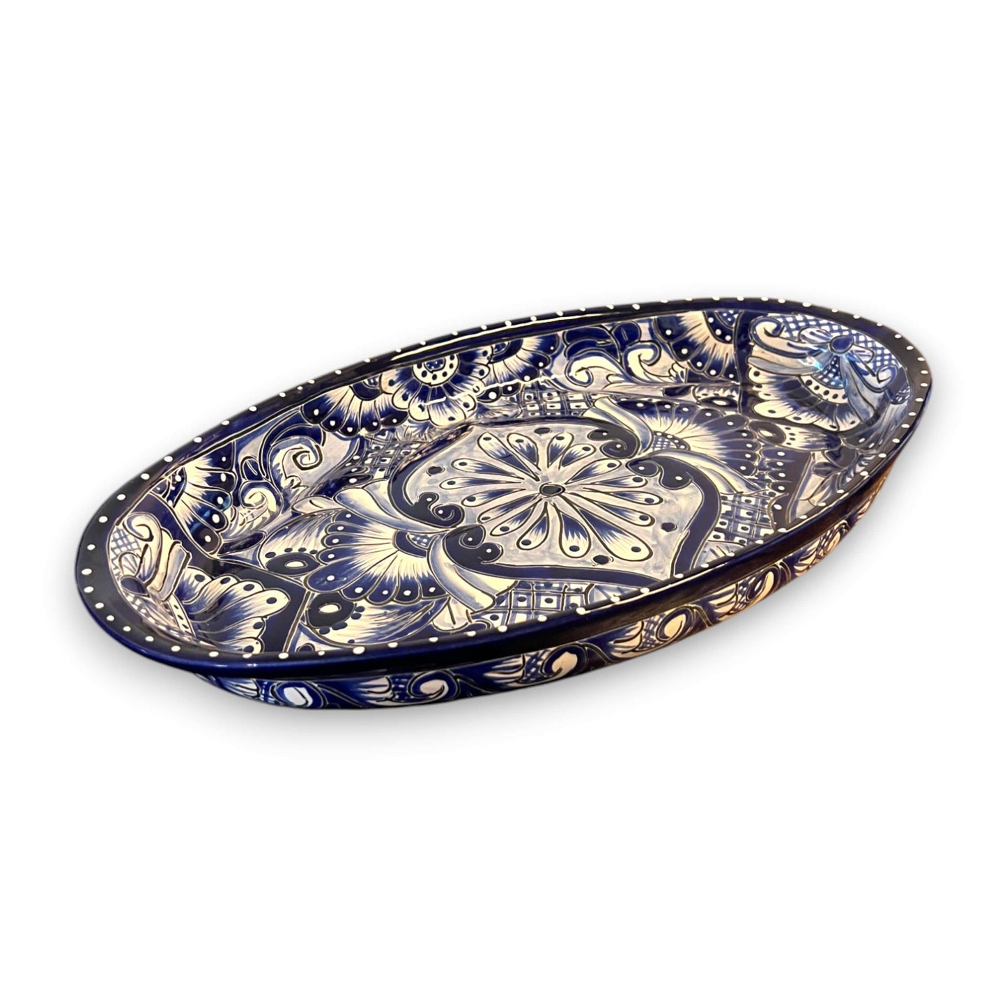 Talavera Oval Serving Platter - Mexican Kitchenware
