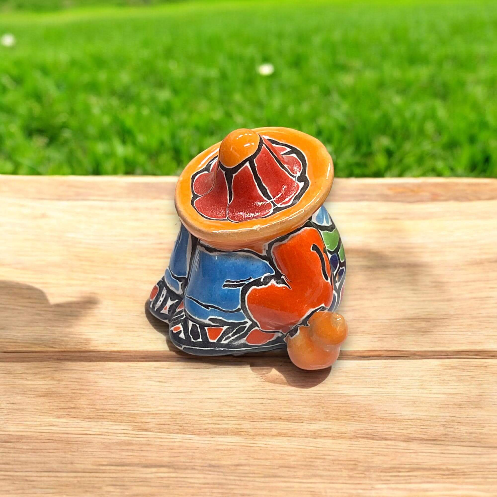 Small Talavera Panchito Figurine | Mexican Art