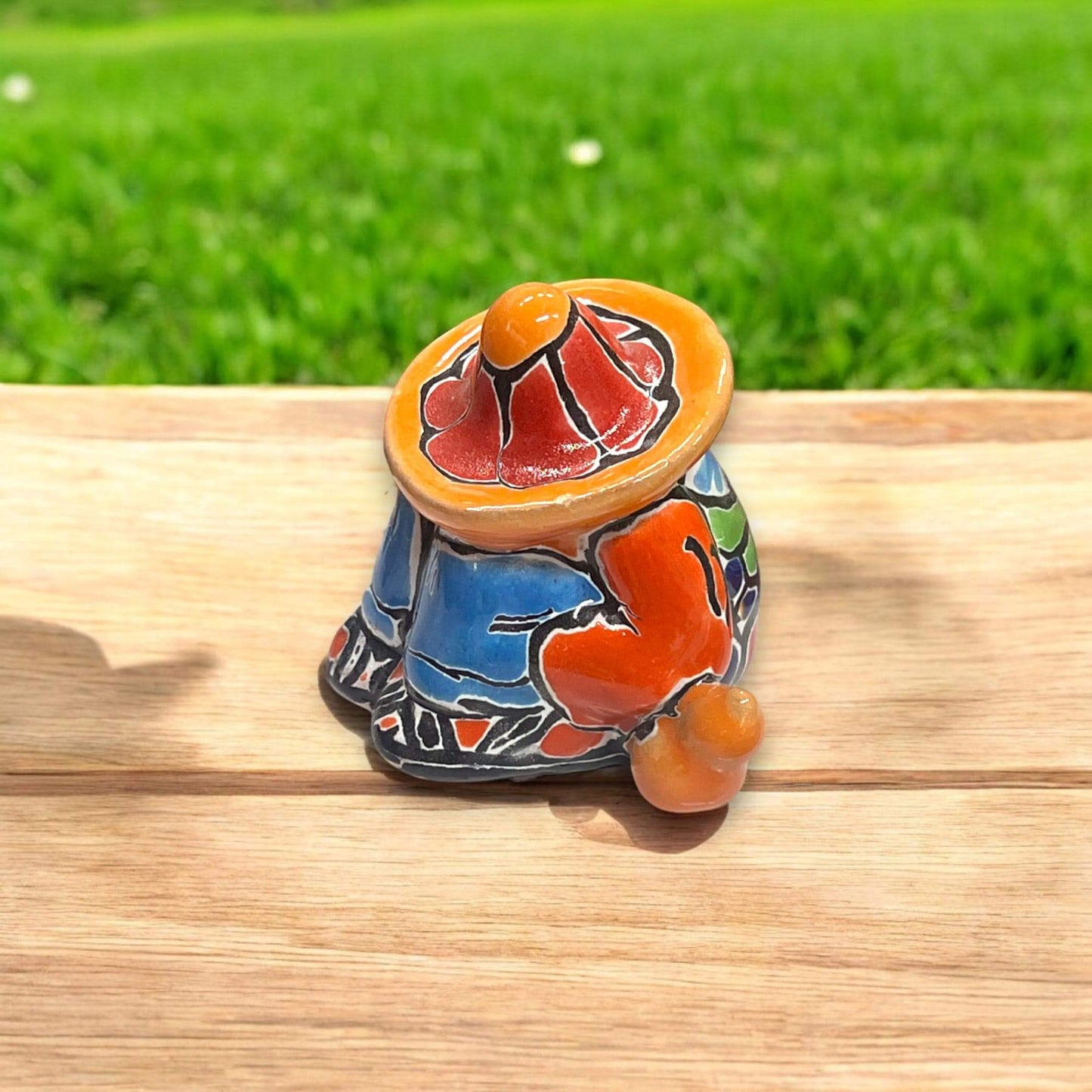 Small Talavera Panchito Figurine | Mexican Art