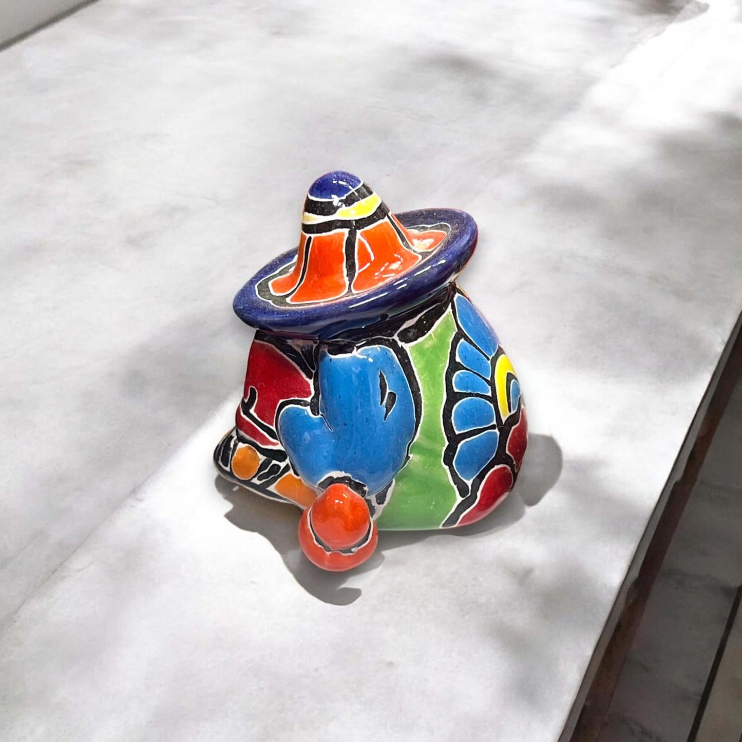 Small Talavera Panchito Figurine | Mexican Art