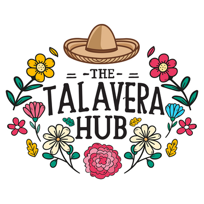 The Talavera Hub logo that sells handmade Mexican Talavera.