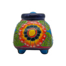 Tiny Talavera Scooter Planter - white background product view 4