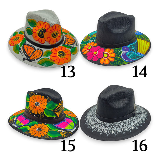 Mexican Hand Painted Sombrero | Vibrant Artisan Hat Collection