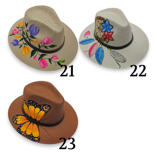 Mexican Hand Painted Sombrero | Vibrant Artisan Hat Collection
