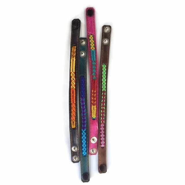Vista Leather Adjustable Friendship Bracelet - Mexico